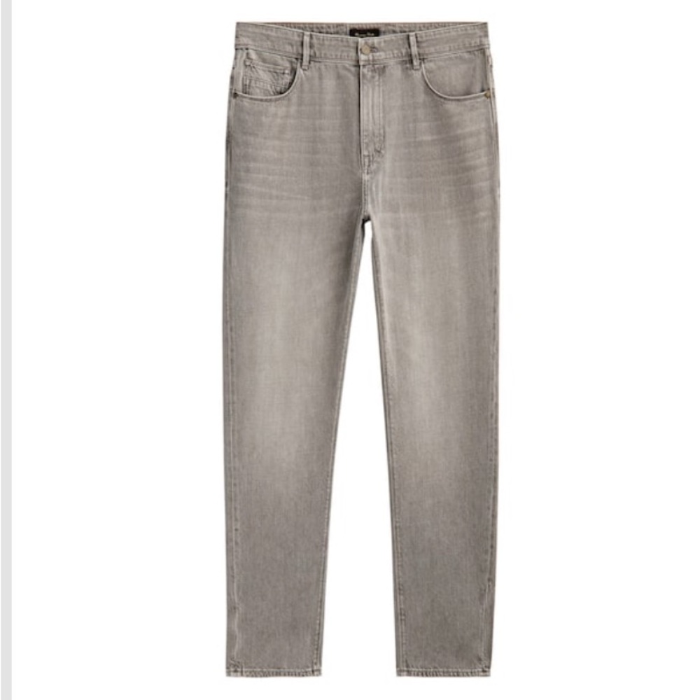 NWT Massimo Dutti tapered-fit, faded effect jeans, size 32